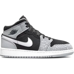 Nike Kids Jordan 1 Mid Elephant Print (Gs) - Size: UK 5.5- EU 38.5 - Size: UK 5.5- EU 38.5- - black - Kids - Size: UK 5.5- EU 38.5- US 6Y