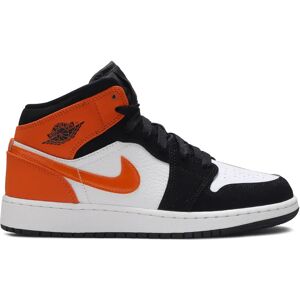 Nike Kids Jordan 1 Mid Shattered Backboard (Gs) - Size: UK 3- EU 35.5 - Size: UK 3- EU 35.5- - orange - Kids - Size: UK 3- EU 35.5- US 3.5Y