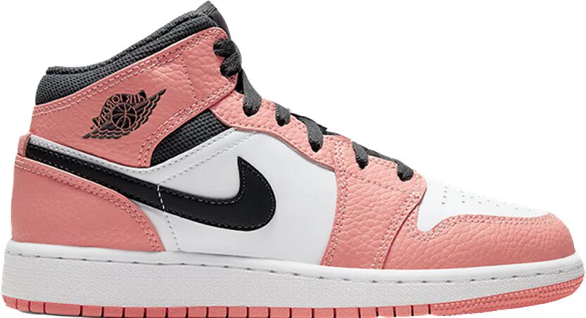 Nike Kids Jordan 1 Mid Pink Quartz (Ps) - Size: UK 11.5 - EU 29.5 - - pink - Kids - Size: UK 11.5 - EU 29.5 - US 12C