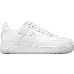 Nike Air Force 1 Low '07 Retro Color Of The Month Jewel Swoosh Triple White  (M) - white - male