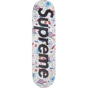 Supreme Airbrushed Floral Skateboard Deck White - White