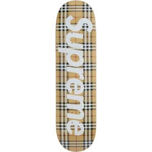 Supreme Burberry Skateboard Deck Beige - Beige