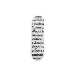 Supreme Illegal Business Skateboard Deck White - Size: - - white - Size: -