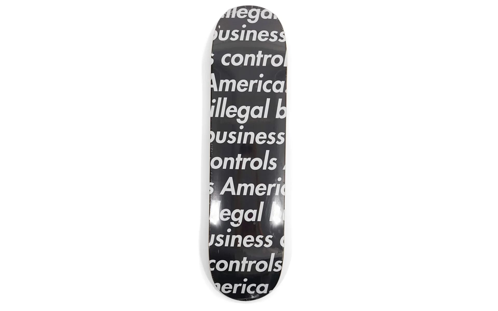 Supreme Illegal Business Skateboard Deck Black - Size: - - black - Size: -