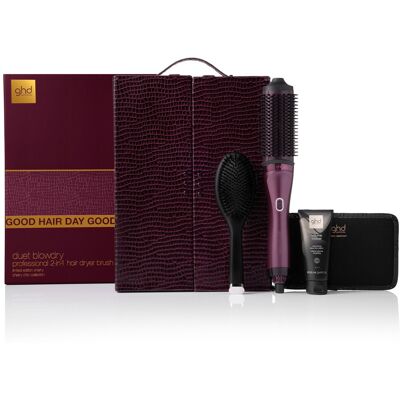ghd Duet Blow Dry Hair Dryer Brush Christmas Gift Set In Cherry Chic ( ghd Duet Blow Dry Hair Dryer Brush Christmas Gift Set In Cherry Chic (
