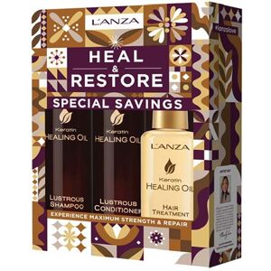 L'Anza Heal & Restore Keratin Healing Oil Set - Hair Oil Set L'Anza Heal & Restore Keratin Healing Oil Set - Hair Oil Set