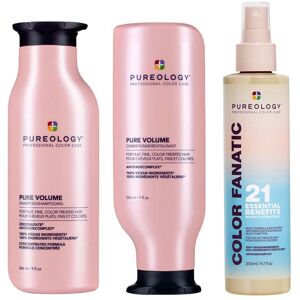 Pureology Pure Volume Shampoo 266ml, Pure Volume Conditioner & Color F Pureology Pure Volume Shampoo 266ml, Pure Volume Conditioner & Color F