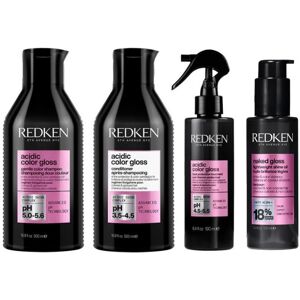 Redken Acidic Color Gloss Shampoo 300ml, Conditioner 300ml, Glass Glos Redken Acidic Color Gloss Shampoo 300ml, Conditioner 300ml, Glass Glos