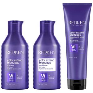 Redken Color Extend Blondage Shampoo 300ml, Conditioner 300ml & Anti-B Redken Color Extend Blondage Shampoo 300ml, Conditioner 300ml & Anti-B