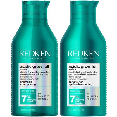 Redken Acidic Grow Full System Densifying Shampoo 300ml & Conditioner Redken Acidic Grow Full System Densifying Shampoo 300ml & Conditioner