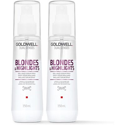 Goldwell Dual Senses Blonde & Highlights Brilliance Serum Spray 150ml Goldwell Dual Senses Blonde & Highlights Brilliance Serum Spray 150ml