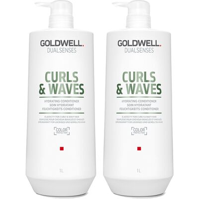 Goldwell Dualsenses Curls and Waves Conditioner 1000ml Double - Worth Goldwell Dualsenses Curls and Waves Conditioner 1000ml Double - Worth