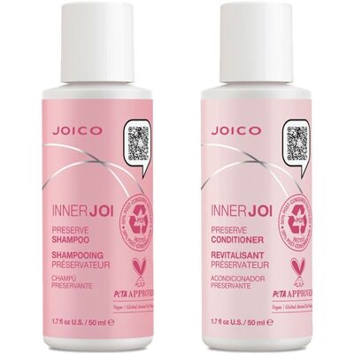 Joico InnerJoi Preserve Shampoo 50ml & InnerJoi Preserve Conditioner Joico InnerJoi Preserve Shampoo 50ml & InnerJoi Preserve Conditioner