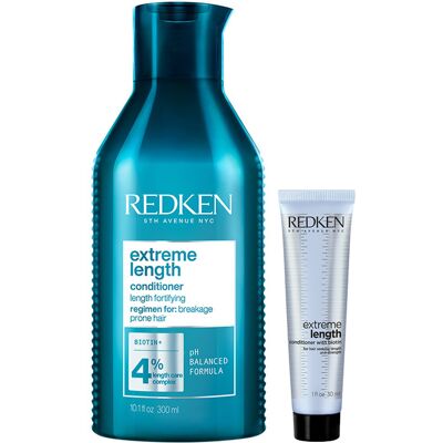 Redken Extreme Length Conditioner 300ml and MINI Extreme Length Condit Redken Extreme Length Conditioner 300ml and MINI Extreme Length Condit