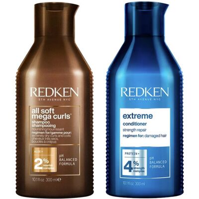 Redken All Soft Mega Curl Shampoo 300ml & Extreme Conditioner 300ml Du Redken All Soft Mega Curl Shampoo 300ml & Extreme Conditioner 300ml Du