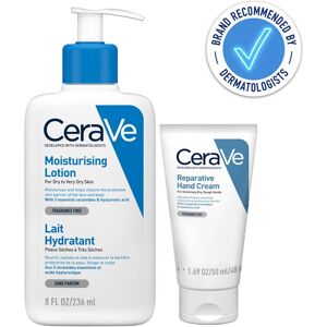 CeraVe Moisturising Lotion 236ml & Reparative Hand Cream 50ml Duo CeraVe Moisturising Lotion 236ml & Reparative Hand Cream 50ml Duo