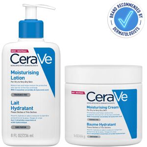 CeraVe Moisturising Cream 454g & Moisturising Lotion 236ml Duo CeraVe Moisturising Cream 454g & Moisturising Lotion 236ml Duo