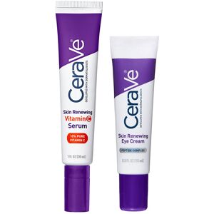 CeraVe Renewing 10% Pure Vitamin C Serum 30ml & Skin Renewing Eye Crea CeraVe Renewing 10% Pure Vitamin C Serum 30ml & Skin Renewing Eye Crea