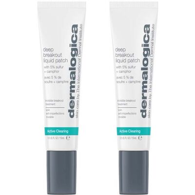 Dermalogica Deep Breakout Liquid Patch 15ml Double Dermalogica Deep Breakout Liquid Patch 15ml Double