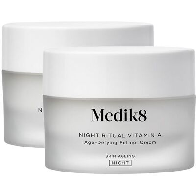 Medik8 Intelligent Retinol Smoothing Night Cream 50ml Double Medik8 Intelligent Retinol Smoothing Night Cream 50ml Double