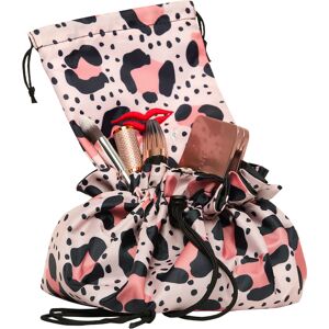 Donna May London Lay Flat Washable Collection Makeup Bag Nude Leopard Donna May London Lay Flat Washable Collection Makeup Bag Nude Leopard