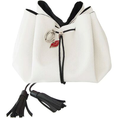 Donna May London Lay Flat Faux Leather Makeup Bag Porcelain Donna May London Lay Flat Faux Leather Makeup Bag Porcelain