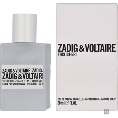 Zadig & Voltaire This Is Her! Eau de Parfum 30ml Zadig & Voltaire This Is Her! Eau de Parfum 30ml