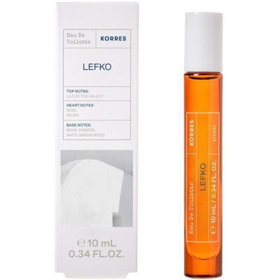KORRES Lefko Eau de Toilette roll-on 10ml KORRES Lefko Eau de Toilette roll-on 10ml
