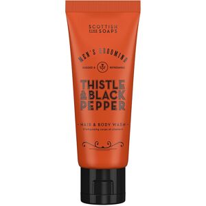 Scottish Fine Soaps Thistle & Black Pepper Hair & Body Wash 75ml Tube Scottish Fine Soaps Thistle & Black Pepper Hair & Body Wash 75ml Tube
