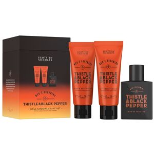 Scottish Fine Soaps Thistle & Black Pepper Well Groomed Gift Set Scottish Fine Soaps Thistle & Black Pepper Well Groomed Gift Set