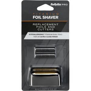 Babyliss Pro Titanium Foil Shaver Replacement - Dual Foil & Cutter Babyliss Pro Titanium Foil Shaver Replacement - Dual Foil & Cutter