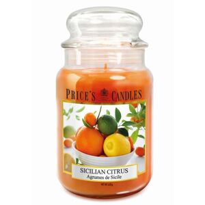 Price's Candles Prices Candles Large Jar Candle Sicilian Citrus