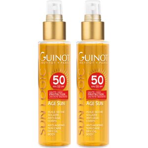 Guinot Anti-Ageing Sun Dry Oil SPF50 2x150ml Double