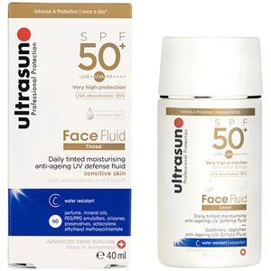 Ultrasun Face Fluid SPF 50+ Tinted Honey - Sunscreen Ultrasun Face Fluid SPF 50+ Tinted Honey - Sunscreen