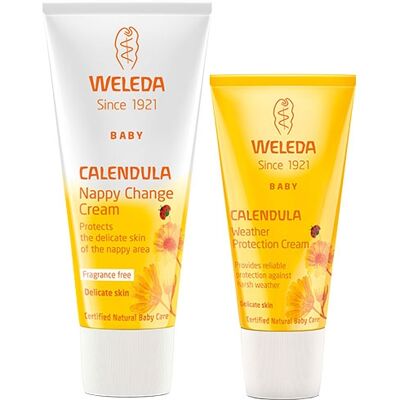 Weleda Calendula Nappy Change Cream and Weather Cream Duo Weleda Calendula Nappy Change Cream and Weather Cream Duo
