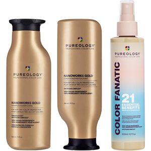 Pureology Nanoworks Shampoo 266ml, Nanoworks Conditioner 266ml & Color