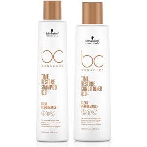 REN Schwarzkopf BC Clean DUO Time Restore Shampoo 250ml and Conditioner 20