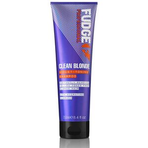 Fudge Clean Blonde Purple Violet Toning Shampoo 250ml