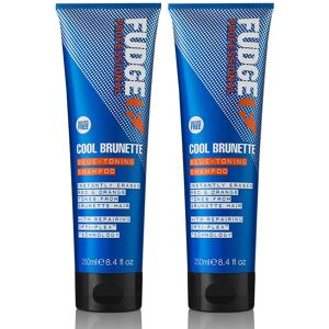 Fudge Cool Brunette Blue Toning Shampoo  250ml Double