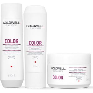 Goldwell Dual Senses Color Brilliance Shampoo 250ml, Conditioner, 60 S