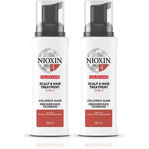 Nioxin System 4 Scalp & Hair Treatment for Colored Hair with Progresse