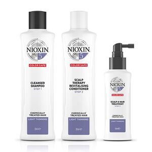 Nioxin System 5 Shampoo 300ml, Therapy Revitalizing Conditioner 300ml