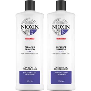 Nioxin System 6 Cleanser Shampoo 1000ml Double Worth £156