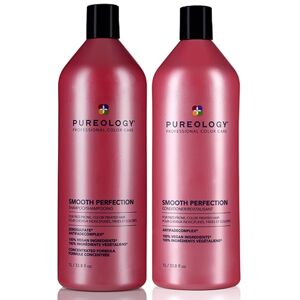 Pureology Smooth Perfection Shampoo 1000ml & Conditioner 1000ml Duo Wo