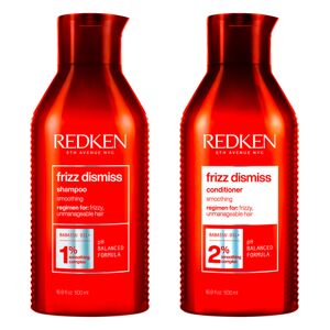 Redken Frizz Dismiss Shampoo 500ml & Frizz Dismiss Conditioner 500ml D