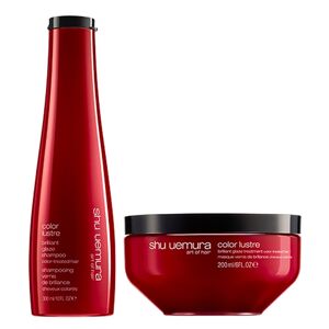 Shu Uemura Art of Hair Color Lustre Shampoo 300ml & Color Lustre Masqu