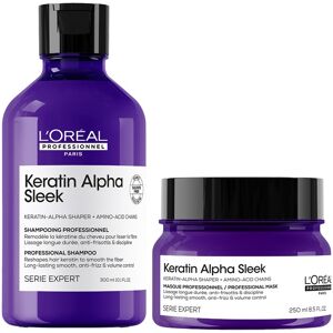 L'Oreal Professionnel L'Oréal Professionnel DUO Keratin Alpha Sleek Shampoo & Hair Mask Bun L'Oreal Professionnel L'Oréal Professionnel DUO Keratin Alpha Sleek Shampoo & Hair Mask Bun