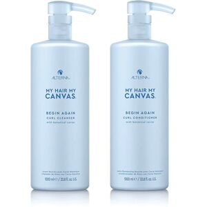 Alterna My Hair. My Canvas. Begin Again Curl Cleanser 976ml & Curl Con Alterna My Hair. My Canvas. Begin Again Curl Cleanser 976ml & Curl Con