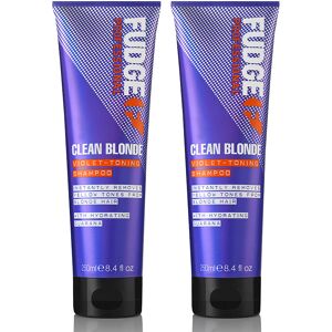 FUDGE Unisex Purple Violet Blonde Toning Shampoo - 250ml FUDGE Unisex Purple Violet Blonde Toning Shampoo - 250ml