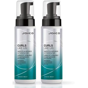 Joico Curls Like Us Smooth and Bounce Curl Hydrating Foam 200ml Double Joico Curls Like Us Smooth and Bounce Curl Hydrating Foam 200ml Double